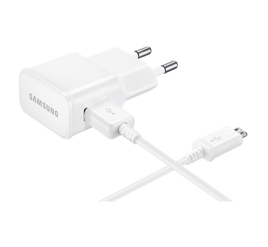 Originele Oplader 5V + Micro-USB kabel Wit voor Samsung