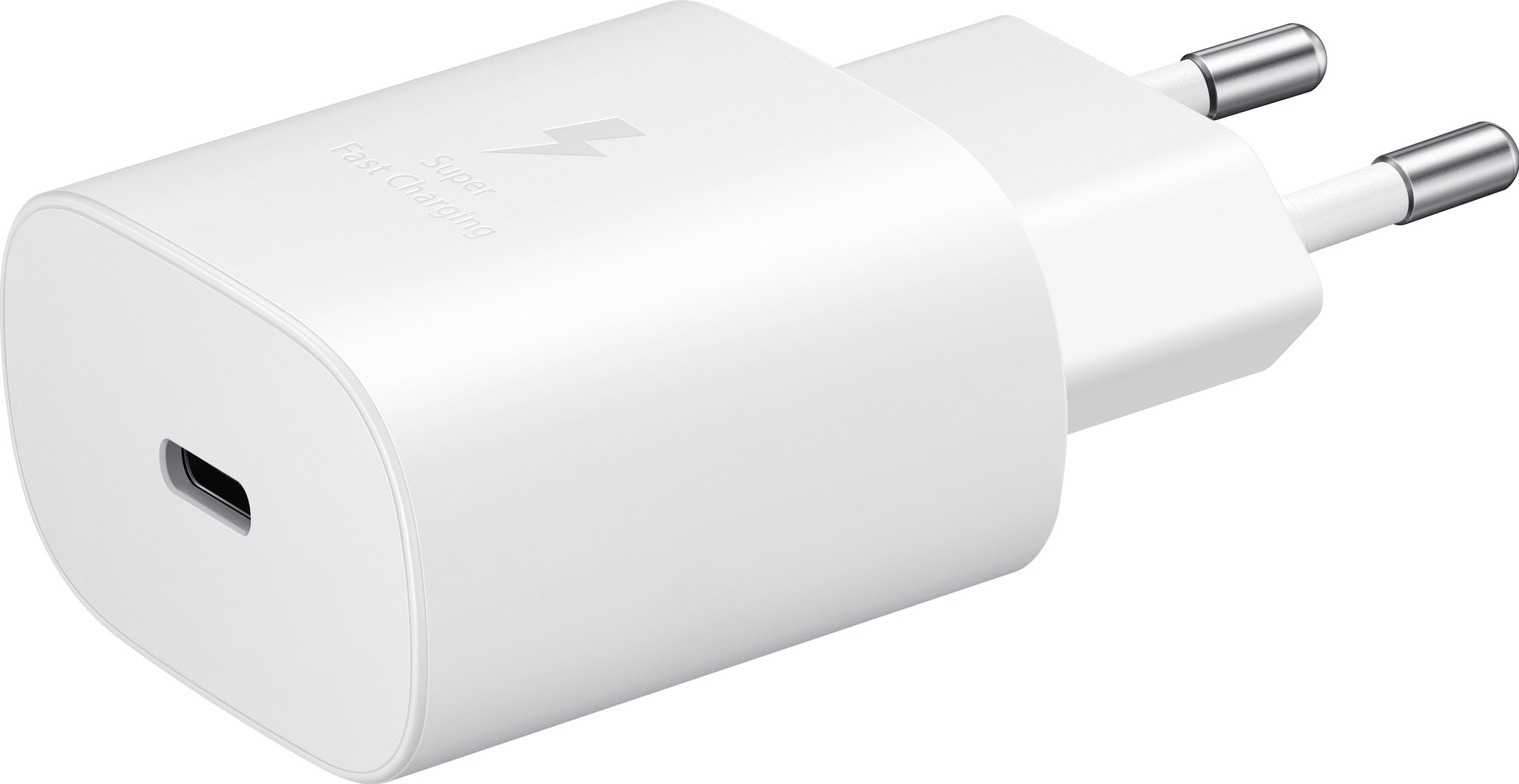 Originele Samsung USB-C snellader 25W Wit